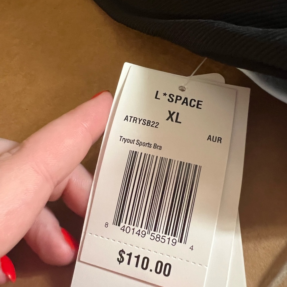L*Space Light Blue Activewear Bra - Picture 2 of 4